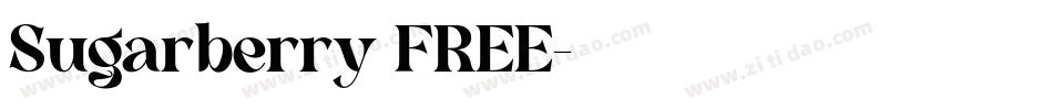 Sugarberry FREE字体转换